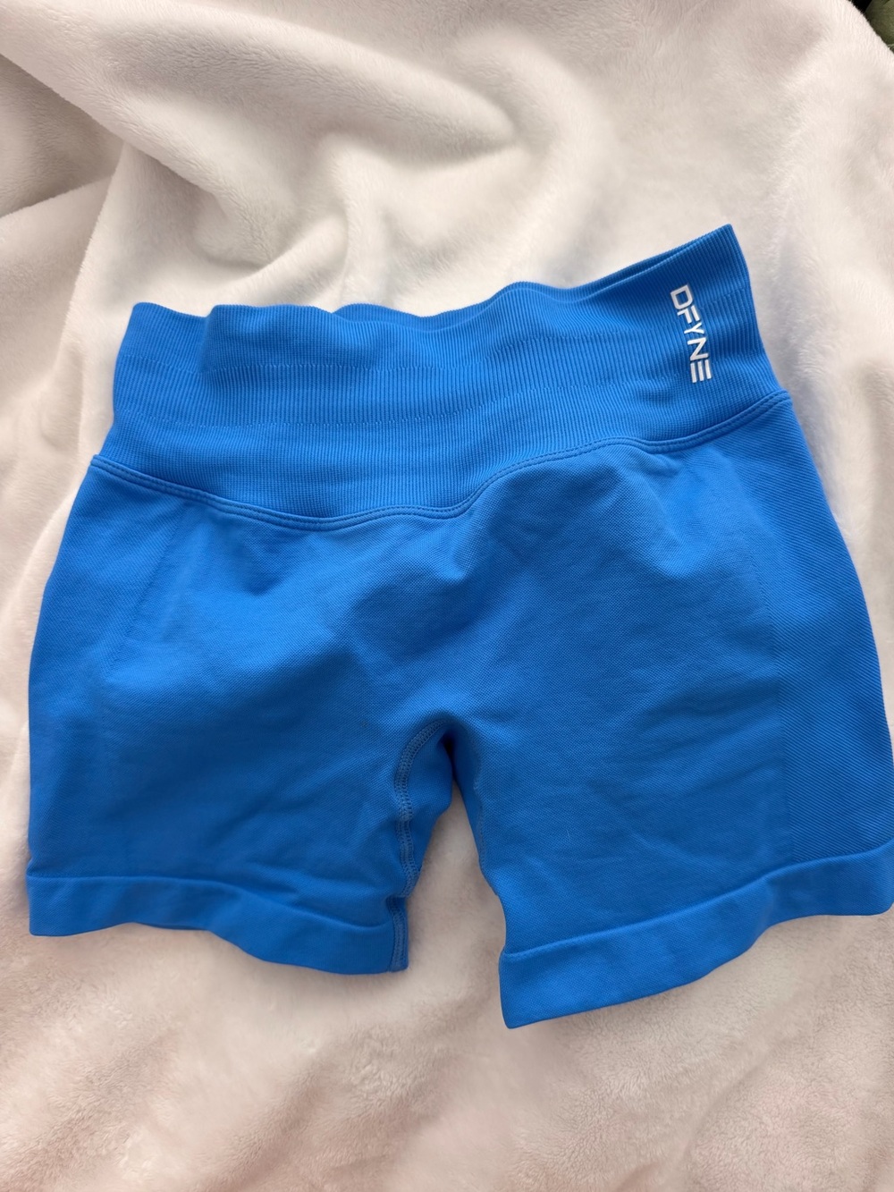 Blue dfyne shorts impact